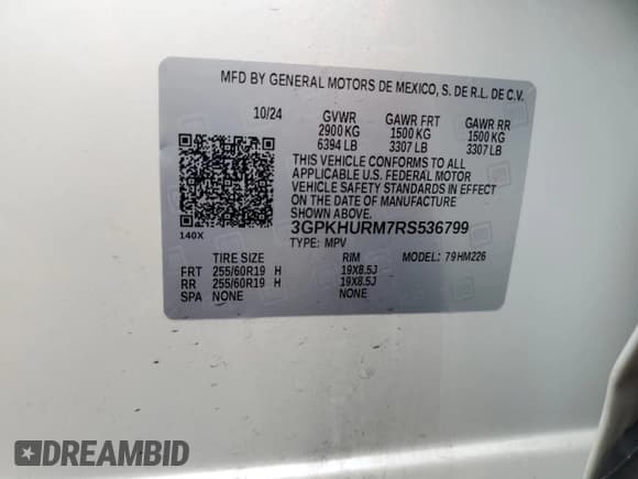 ✅ 2024 Honda Prologue EX • VIN: 3GPKHURM7RS536799 • Lot: 42118085. Listed on Copart with 1,666 mi. Free auction sales archive from the USA and detailed vehicle history report at DreamBid. Image 12.