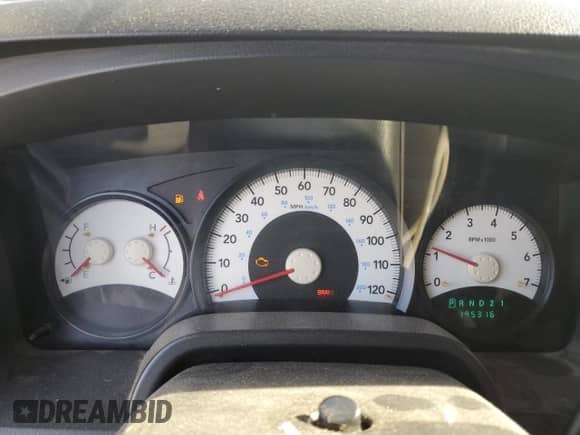 2008 Dodge Dakota ST z VIN 1D7HW28K38S511212, wystawiony jako Copart lot #77956004 z przebiegiem 195 316 mil mil oraz Szkoda całkowita • Salvage title. Historia ofert i sprzedaży dostępna na DreamBid. Obrazek 9.