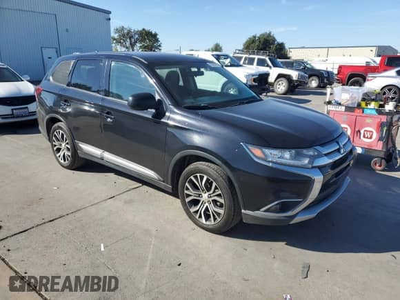 2017 Mitsubishi Outlander ES with VIN JA4AD2A3XHZ043730, listed as a Copart auction lot 87093485 with 232,453 mi miles and Salvage title. Bid and sale history available at DreamBid. Image 4.