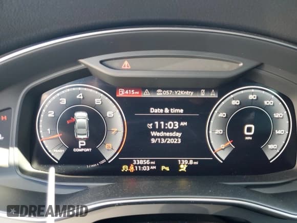 ✅ 2020 Audi A7 Premium Plus • VIN: WAUU2AF2XLN003678 • Lot: 67271893. Listed on Copart with 33,856 mi. Free auction sales archive from the USA and detailed vehicle history report at DreamBid. Image 9.