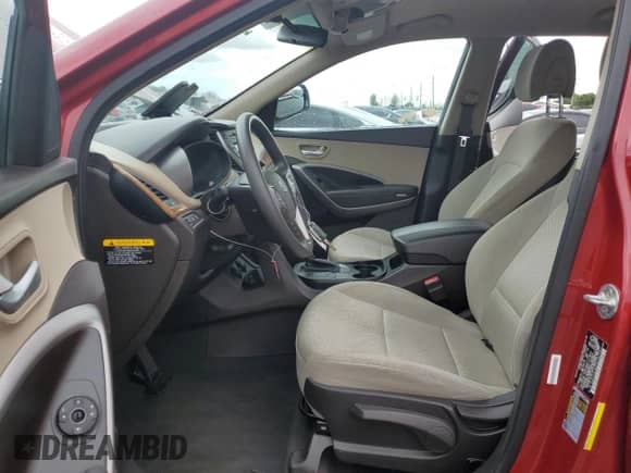 2015 Hyundai Santa Fe with VIN 5XYZT3LB6FG270723, listed as a Copart auction lot 60805535 with 59,798 mi miles and Salvage title. Bid and sale history available at DreamBid. Image 7.