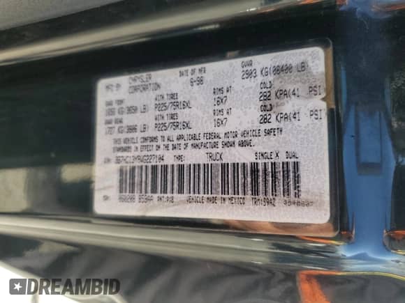 1998 Dodge 1500 с VIN 3B7HC13Y8WG227104, выставлен на аукционе Copart как лот 91026385 с пробегом 160 758 миль миль и Списание • Salvage title. История ставок и продаж доступна на DreamBid. Изображение 12.