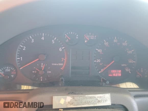 ✅ 1998 Audi A4 • VIN: WAUBB28DXWA107837 • Лот: 57293715. Опубликован ранее на Copart с пробегом 133 112 миль. Бесплатный доступ к архиву аукционных продаж из США и подробный отчёт об истории автомобиля на DreamBid. Изображение 9.