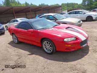 2002 Chevrolet Camaro Z28 z VIN 2G1FP22G222101109, wystawiony jako IAAI lot #39531558 z przebiegiem 100 136 mil mil oraz . Historia ofert i sprzedaży dostępna na DreamBid. Obrazek 1.