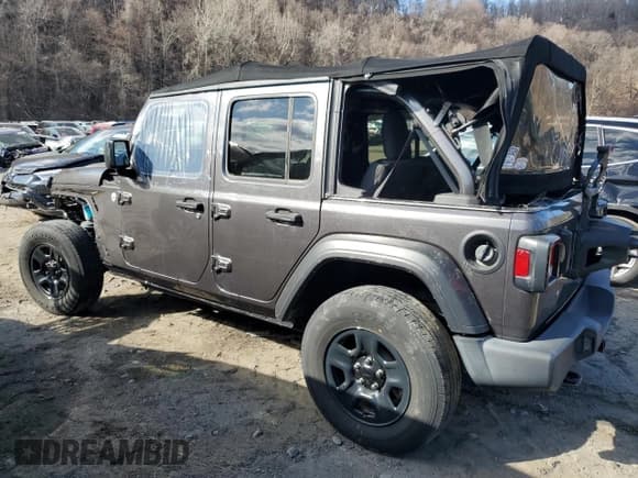 ✅ 2021 Jeep Wrangler Unlimited Sport • VIN: 1C4HJXDN0MW568542 • Lot: 87095935. Wystawiony na Copart z przebiegiem 32 007 mil. Bezpłatny archiwum sprzedaży aukcyjnych z USA i szczegółowy raport historii pojazdu na DreamBid. Zdjęcie 2.
