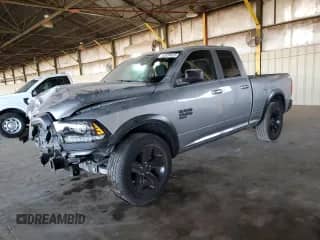 2021 Ram 1500 Warlock z VIN 1C6RR6GG7MS530972, wystawiony jako Copart lot #42830835 z przebiegiem 19 122 mil mil oraz Szkoda całkowita • Salvage title. Historia ofert i sprzedaży dostępna na DreamBid. Obrazek 1.