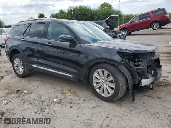 2022 Ford Explorer Limited z VIN 1FMSK8FH7NGB37297, wystawiony jako Copart lot #70304895 z przebiegiem 55 698 mil mil oraz Szkoda całkowita • Salvage title. Historia ofert i sprzedaży dostępna na DreamBid. Obrazek 4.