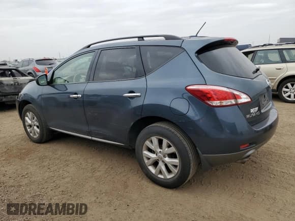 ✅ 2012 Nissan Murano LE • VIN: JN8AZ1MW5CW222263 • Lot: 69598895. Listed on Copart with 122,383 mi. Free auction sales archive from the USA and detailed vehicle history report at DreamBid. Image 2.