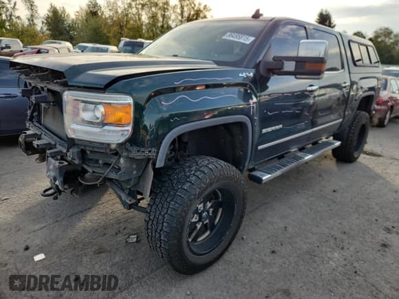 ✅ 2015 GMC Sierra 1500 SLT • VIN: 3GTU2VEC1FG305801 • Lot: 86495815. Listed on Copart with 117,386 mi. Free auction sales archive from the USA and detailed vehicle history report at DreamBid. Image 1.