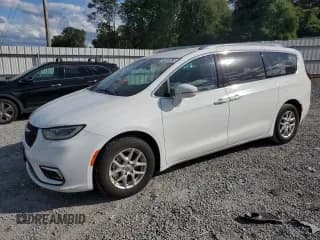 ✅ 2021 Chrysler Pacifica Touring L • VIN: 2C4RC1BG7MR584374 • Lot: 82256785. Listed on Copart with 76,943 mi. Free auction sales archive from the USA and detailed vehicle history report at DreamBid. Image 1.