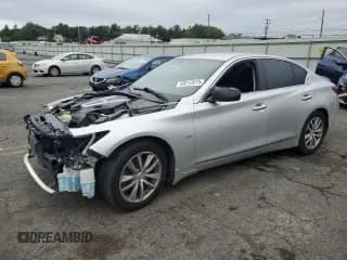 ✅ 2020 Infiniti Q50 Pure • VIN: JN1EV7AP1LM201983 • Lot: 69213915. Listed on Copart with 79,108 mi. Free auction sales archive from the USA and detailed vehicle history report at DreamBid. Image 1.