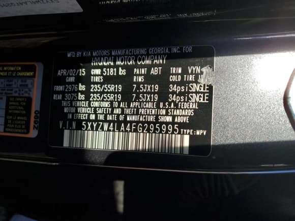 ✅ 2015 Hyundai Santa Fe • VIN: 5XYZW4LA4FG295995 • Lot: 89609625. Wystawiony na Copart z przebiegiem Nie podano. Bezpłatny archiwum sprzedaży aukcyjnych z USA i szczegółowy raport historii pojazdu na DreamBid. Zdjęcie 13.