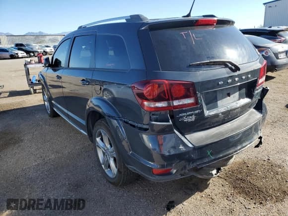 ✅ 2017 Dodge Journey Crossroad • VIN: 3C4PDCGB7HT706585 • Лот: 49036114. Опубликован ранее на Copart с пробегом 111 726 миль. Бесплатный доступ к архиву аукционных продаж из США и подробный отчёт об истории автомобиля на DreamBid. Изображение 2.