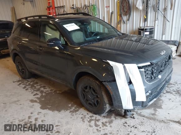 ✅ 2024 Kia Sorento X-Line SX Prestige • VIN: 5XYRKDJF7RG288358 • Lot: 41747869. Listed on IAAI with 3,291 mi. Free auction sales archive from the USA and detailed vehicle history report at DreamBid. Image 1.