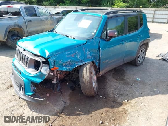 ✅ 2020 Jeep Renegade Limited • VIN: ZACNJAD18LPL69647 • Lot: 42435120. Listed on IAAI with 62,767 mi. Free auction sales archive from the USA and detailed vehicle history report at DreamBid. Image 2.