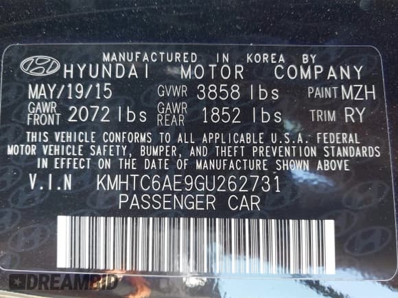 ✅ 2016 Hyundai Veloster Turbo Rally Edition • VIN: KMHTC6AE9GU262731 • Лот: 43566681. Опубликован ранее на IAAI с пробегом 72 683 миль. Бесплатный доступ к архиву аукционных продаж из США и подробный отчёт об истории автомобиля на DreamBid. Изображение 9.