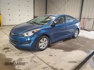 ✅ 2016 Hyundai Elantra SE • VIN: KMHDH4AE5GU543726 • Lot: 89544425. Listed on Copart with 127,738 mi. Free auction sales archive from the USA and detailed vehicle history report at DreamBid. Image 1.