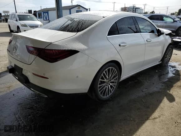 2024 Mercedes-Benz CLA 250 с VIN W1K5J4GB7RN468802, выставлен на аукционе Copart как лот 47618285 с пробегом 7 665 миль миль и Списание • Salvage title. История ставок и продаж доступна на DreamBid. Изображение 3.