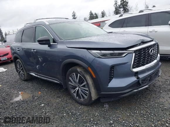 ✅ 2023 Infiniti QX60 Sensory • VIN: 5N1DL1GS8PC375760 • Лот: 41835862. Опубликован ранее на IAAI с пробегом 14 219 миль. Бесплатный доступ к архиву аукционных продаж из США и подробный отчёт об истории автомобиля на DreamBid. Изображение 1.