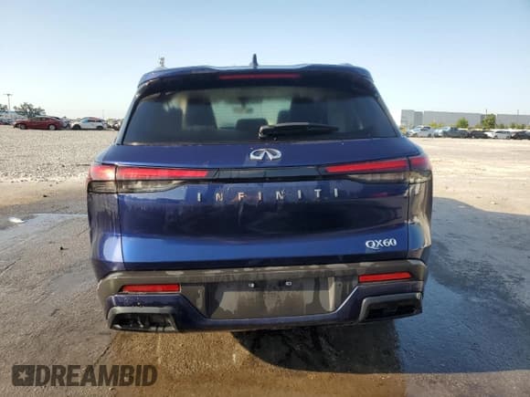 ✅ 2024 Infiniti QX60 Luxe • VIN: 5N1DL1FRXRC344608 • Lot: 52451285. Listed on Copart with 6,047 mi. Free auction sales archive from the USA and detailed vehicle history report at DreamBid. Image 6.