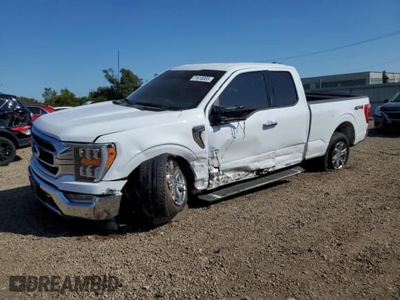 ✅ 2022 Ford F-150 XL • VIN: 1FTEX1EP6NKD64948 • Lot: 71418355. Listed on Copart with 34,828 mi. Free auction sales archive from the USA and detailed vehicle history report at DreamBid. Image 1.