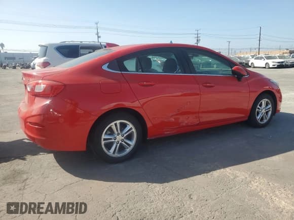 ✅ 2017 Chevrolet Cruze LT • VIN: 1G1BE5SM3H7212569 • Lot: 91468765. Listed on Copart with 125,157 mi. Free auction sales archive from the USA and detailed vehicle history report at DreamBid. Image 3.
