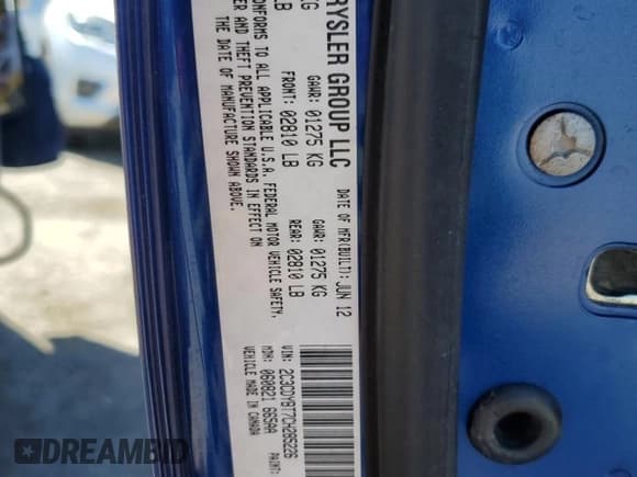 ✅ 2012 Dodge Challenger R/T Classic • VIN: 2C3CDYBT7CH285226 • Лот: 80919695. Опубликован ранее на Copart с пробегом 68 440 миль. Бесплатный доступ к архиву аукционных продаж из США и подробный отчёт об истории автомобиля на DreamBid. Изображение 13.