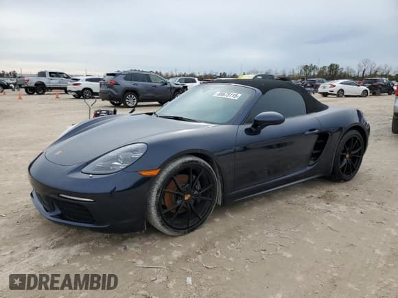 ✅ 2021 Porsche 718 Boxster • VIN: WP0CA2A80MS210263 • Лот: 88675115. Опубликован ранее на Copart с пробегом Не указан. Бесплатный доступ к архиву аукционных продаж из США и подробный отчёт об истории автомобиля на DreamBid. Изображение 1.