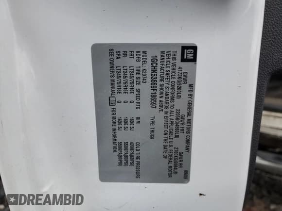 ✅ 2009 Chevrolet Silverado 2500HD LT • VIN: 1GCHK53669F186597 • Lot: 92491505. Listed on Copart with 312,259 mi. Free auction sales archive from the USA and detailed vehicle history report at DreamBid. Image 12.