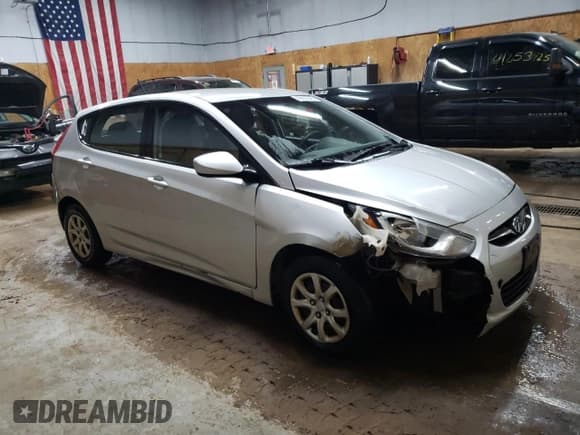 ✅ 2012 Hyundai Accent GS • VIN: KMHCT5AE3CU016214 • Lot: 49650345. Listed on Copart with 104,217 mi. Free auction sales archive from the USA and detailed vehicle history report at DreamBid. Image 4.