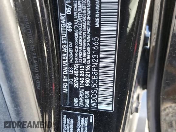 ✅ 2015 Mercedes-Benz CLA 45 AMG • VIN: WDDSJ5CB8FN231665 • Лот: 91315515. Опубликован ранее на Copart с пробегом 67 154 миль. Бесплатный доступ к архиву аукционных продаж из США и подробный отчёт об истории автомобиля на DreamBid. Изображение 12.