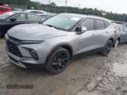 ✅ 2024 Chevrolet Blazer LT • VIN: 3GNKBDR4XRS136956 • Lot: 42404333. Listed on IAAI with 19,976 mi. Free auction sales archive from the USA and detailed vehicle history report at DreamBid. Image 2.