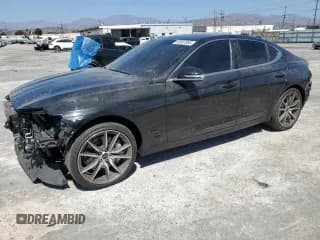✅ 2025 Genesis G70 2.5T • VIN: KMTG34SC7SU150799 • Lot: 66987865. Listed on Copart with 11,368 mi. Free auction sales archive from the USA and detailed vehicle history report at DreamBid. Image 1.
