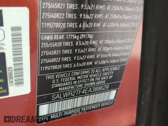✅ 2014 Land Rover Range Rover Sport Supercharged • VIN: SALWR2TF4EA388629 • Lot: 89500675. Wystawiony na Copart z przebiegiem 195 828 mil. Bezpłatny archiwum sprzedaży aukcyjnych z USA i szczegółowy raport historii pojazdu na DreamBid. Zdjęcie 13.