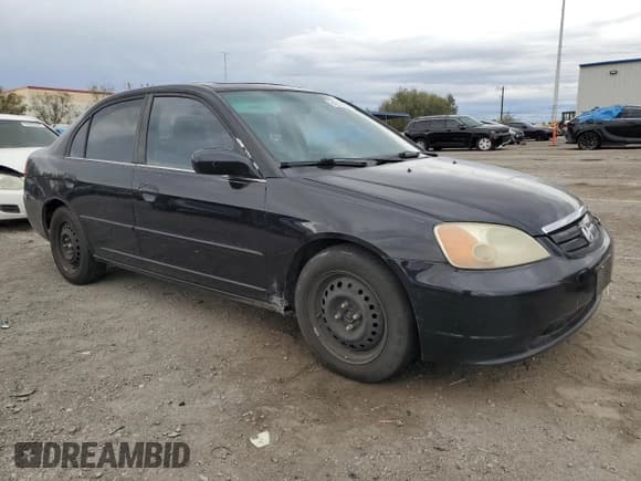 ✅ 2002 Honda Civic EX • VIN: 1HGES26782L017454 • Lot: 84297435. Listed on Copart with 205,985 mi. Free auction sales archive from the USA and detailed vehicle history report at DreamBid. Image 4.
