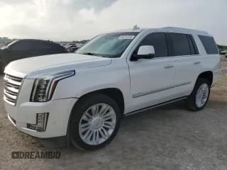 ✅ 2017 Cadillac Escalade Platinum • VIN: 1GYS3DKJXHR173863 • Lot: 58814125. Listed on Copart with 64,542 mi. Free auction sales archive from the USA and detailed vehicle history report at DreamBid. Image 1.