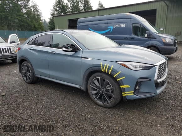 ✅ 2023 Infiniti QX55 Sensory • VIN: 3PCAJ5LR1PF103772 • Лот: 87284424. Опубликован ранее на Copart с пробегом 32 589 миль. Бесплатный доступ к архиву аукционных продаж из США и подробный отчёт об истории автомобиля на DreamBid. Изображение 4.