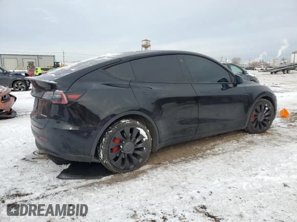 ✅ 2022 Tesla Model Y Performance • VIN: 7SAYGDEF9NF491070 • Lot: 45176675. Listed on Copart with 45,974 mi. Free auction sales archive from the USA and detailed vehicle history report at DreamBid. Image 3.