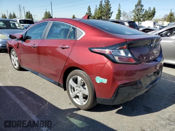 ✅ 2017 Chevrolet Volt LT • VIN: 1G1RC6S52HU200630 • Lot: 50165344. Wystawiony na Copart z przebiegiem 72 244 mil. Bezpłatny archiwum sprzedaży aukcyjnych z USA i szczegółowy raport historii pojazdu na DreamBid. Zdjęcie 2.