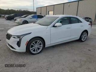 ✅ 2025 Cadillac CT4 Luxury • VIN: 1G6DA5RKXS0102590 • Lot: 76443224. Wystawiony na Copart z przebiegiem 791 mil. Bezpłatny archiwum sprzedaży aukcyjnych z USA i szczegółowy raport historii pojazdu na DreamBid. Zdjęcie 1.