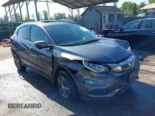 ✅ 2021 Honda HR-V EX • VIN: 3CZRU5H57MM711667 • Лот: 43265284. Опубликован ранее на IAAI с пробегом 33 262 миль. Бесплатный доступ к архиву аукционных продаж из США и подробный отчёт об истории автомобиля на DreamBid. Изображение 1.