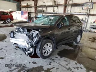 ✅ 2023 Toyota RAV4 LE • VIN: 2T3F1RFV0PC332414 • Lot: 86481495. Listed on Copart with 18,306 mi. Free auction sales archive from the USA and detailed vehicle history report at DreamBid. Image 1.