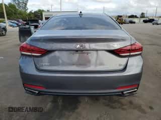 2016 Hyundai Genesis 3.8L z VIN KMHGN4JE1GU139389, wystawiony jako Copart lot #86522794 z przebiegiem 81 756 mil mil oraz Szkoda całkowita • Salvage title. Historia ofert i sprzedaży dostępna na DreamBid. Obrazek 6.