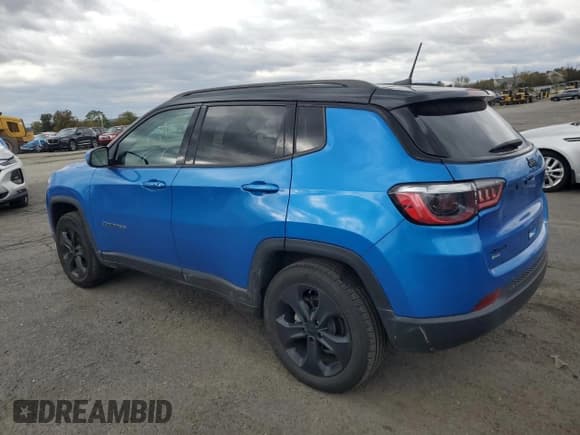 ✅ 2021 Jeep Compass Latitude • VIN: 3C4NJDBB3MT586128 • Lot: 87276655. Listed on Copart with 95,492 mi. Free auction sales archive from the USA and detailed vehicle history report at DreamBid. Image 2.