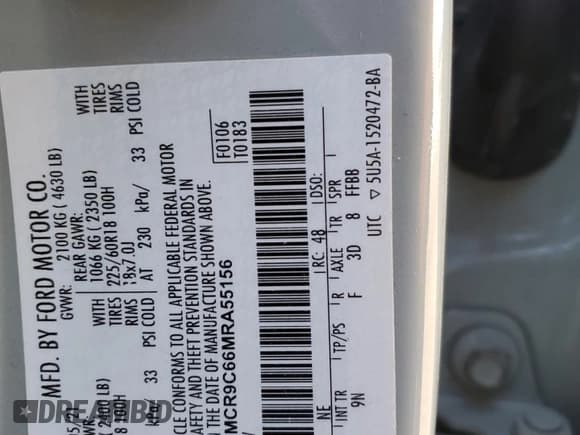 ✅ 2021 Ford Bronco Sport Outer Banks • VIN: 3FMCR9C66MRA55156 • Lot: 92225375. Wystawiony na Copart z przebiegiem 111 940 mil. Bezpłatny archiwum sprzedaży aukcyjnych z USA i szczegółowy raport historii pojazdu na DreamBid. Zdjęcie 13.