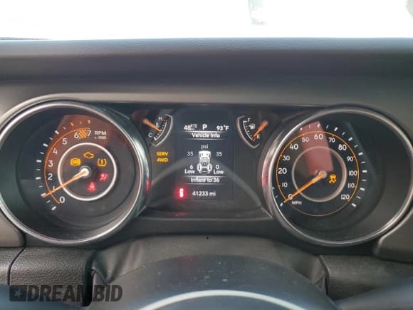 ✅ 2022 Jeep Wrangler Sport S • VIN: 1C4GJXAN1NW182066 • Lot: 86196025. Wystawiony na Copart z przebiegiem 41 233 mil. Bezpłatny archiwum sprzedaży aukcyjnych z USA i szczegółowy raport historii pojazdu na DreamBid. Zdjęcie 9.