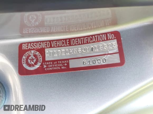 ✅ 2018 Toyota Camry XSE • VIN: 4T1BZ1HK6JU018325 • Лот: 42526327. Опубликован ранее на IAAI с пробегом 108 339 миль. Бесплатный доступ к архиву аукционных продаж из США и подробный отчёт об истории автомобиля на DreamBid. Изображение 9.