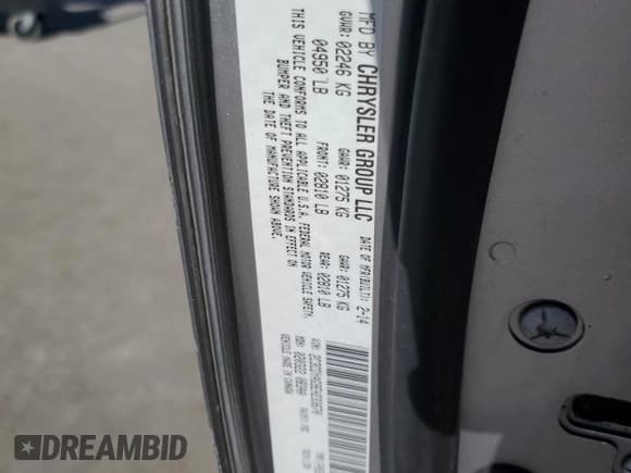 ✅ 2014 Dodge Challenger SXT • VIN: 2C3CDYAG9EH233670 • Lot: 80458274. Wystawiony na Copart z przebiegiem 179 552 mil. Bezpłatny archiwum sprzedaży aukcyjnych z USA i szczegółowy raport historii pojazdu na DreamBid. Zdjęcie 12.