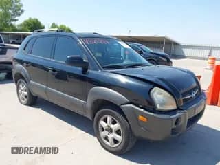 2005 Hyundai Tucson GLS with VIN KM8JN12D75U141929, listed as a IAAI auction lot 43202184 with 254,798 mi miles and . Bid and sale history available at DreamBid. Image 1.