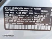 ✅ 2013 Volkswagen Passat SEL • VIN: 1VWCP7A33DC076646 • Lot: 43367714. Listed on IAAI with 137,281 mi. Free auction sales archive from the USA and detailed vehicle history report at DreamBid. Image 9.